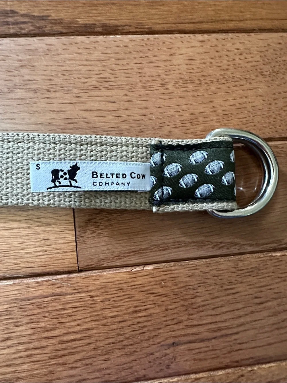 🦈 BELTED COW boys belt d-ring belt navy green sharks preppy youth belt small